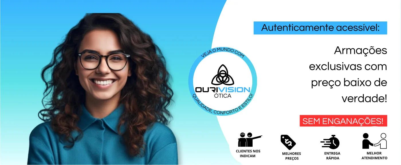 Campanha de armações da Ourivision